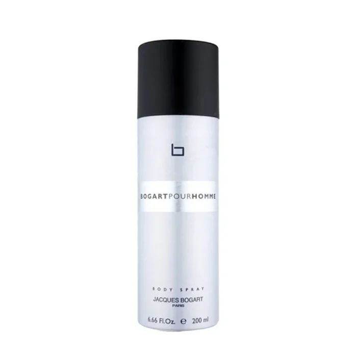 Bogart Pour Homme Body Spray 200ml men's fragrance woody spicy notes long-lasting freshness