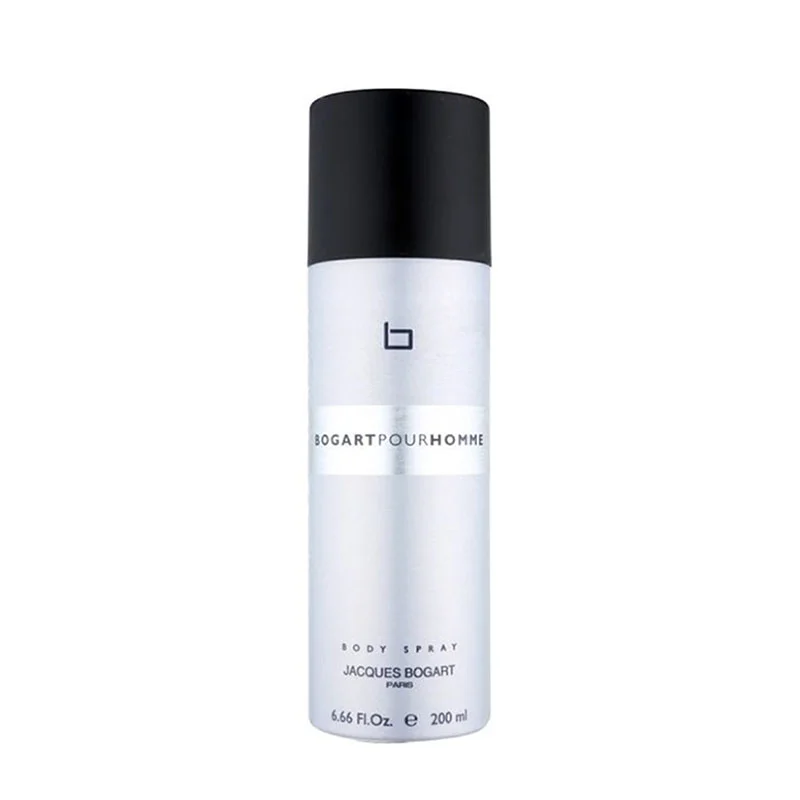 Bogart Pour Homme Body Spray 200ml men's fragrance woody spicy notes long-lasting freshness