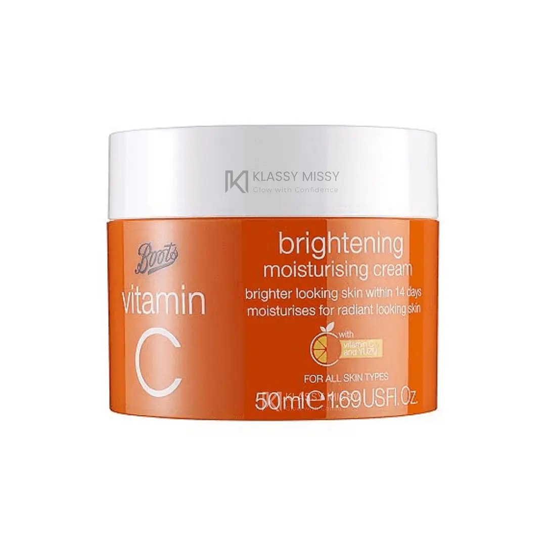 Vitamin C Cream Brightening Cream Boots Moisturiser Glow Cream Hydrating Face Cream