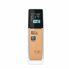 Maybelline Fit Me Matte Poreless Foundation 126 Light Pecan oil control medium coverage SPF 22