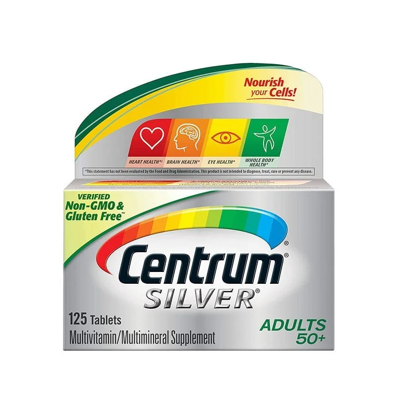 Centrum Silver Multivitamin for Adults 50 Plus – 125 Tablets
