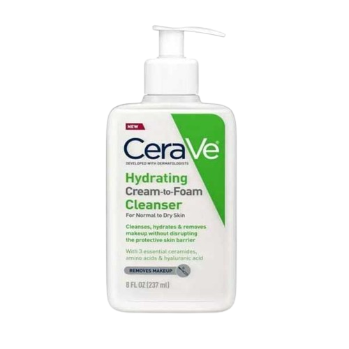 CeraVe Hydrating Cream-To-Foam Cleanser