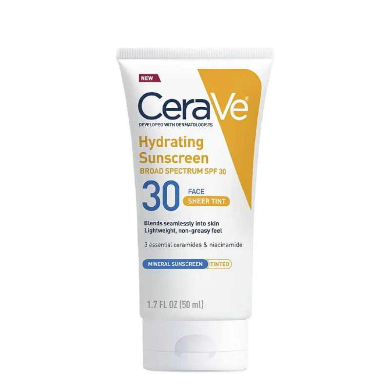 CeraVe Hydrating Sunscreen Face Sheer Tint SPF 30