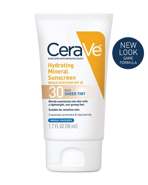 CeraVe Hydrating Mineral Sunscreen SPF 30