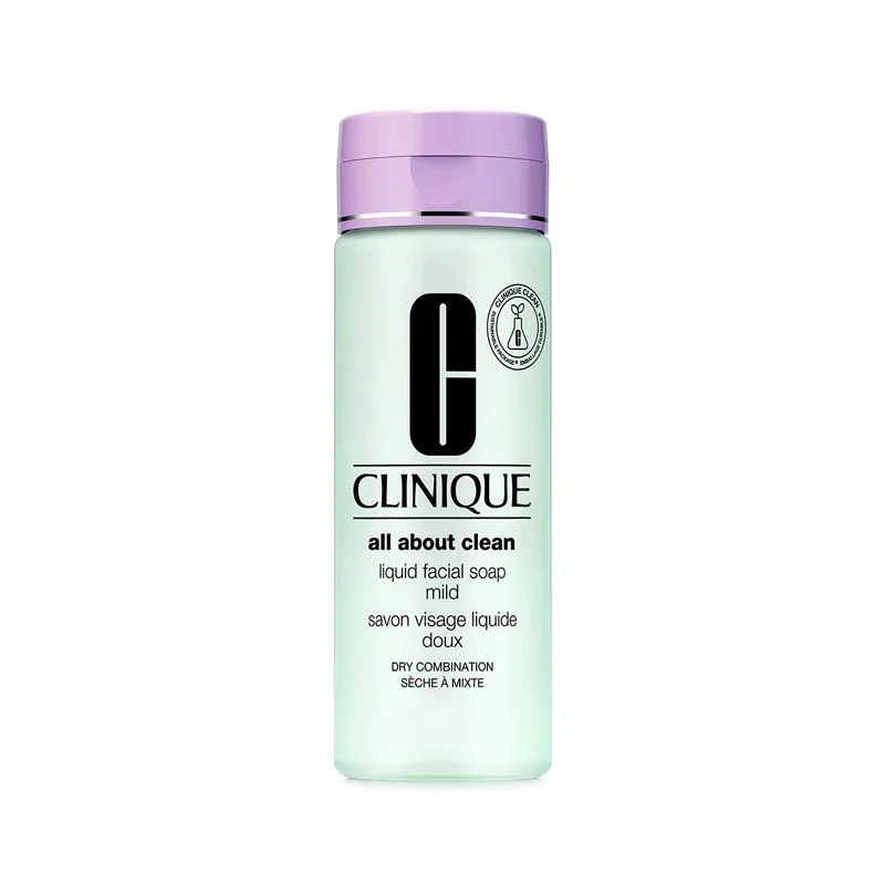 Clinique Liquid Facial Soap Dry Combination – 200ml