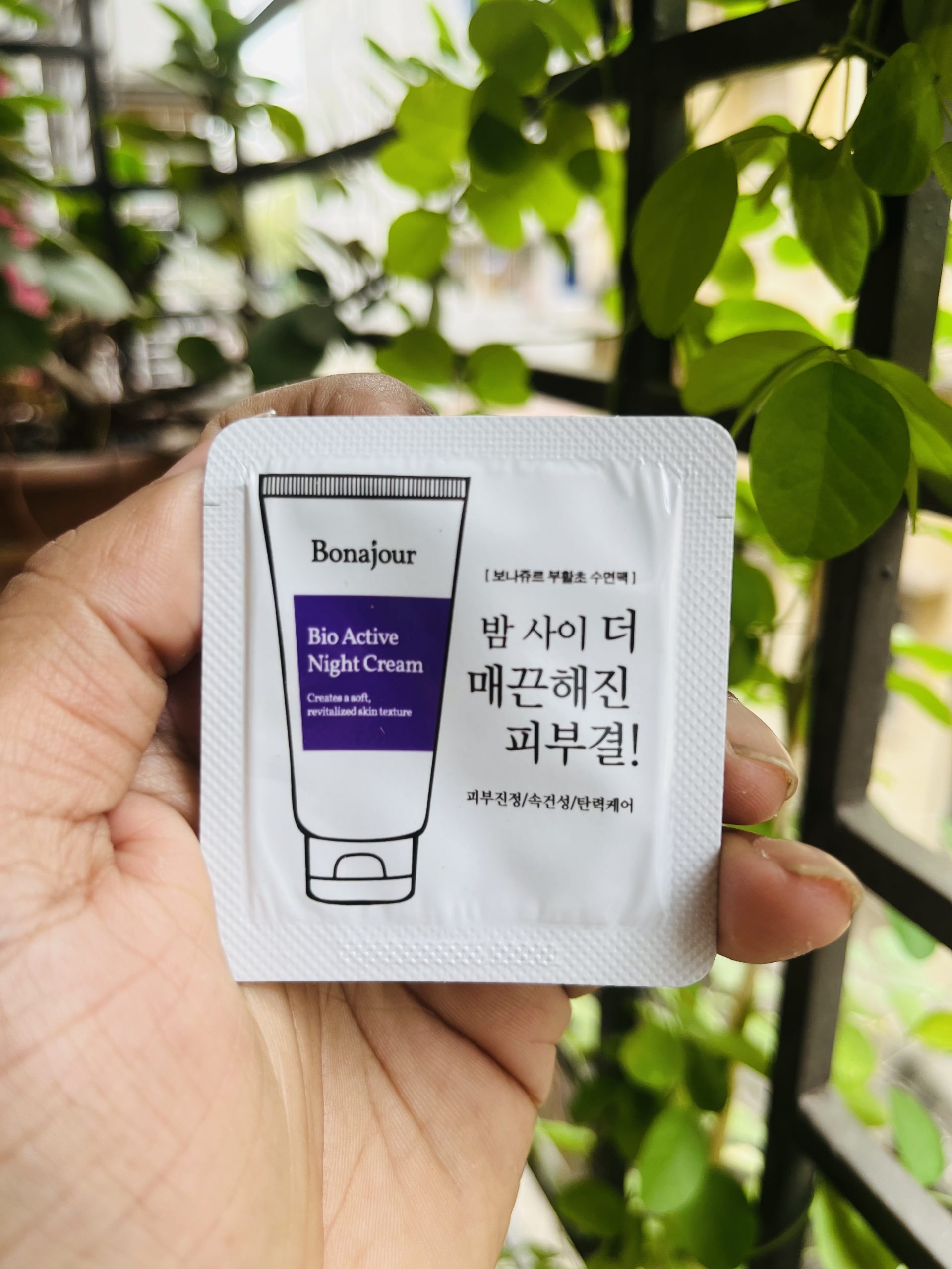 Bonajour Bio active night cream Sample