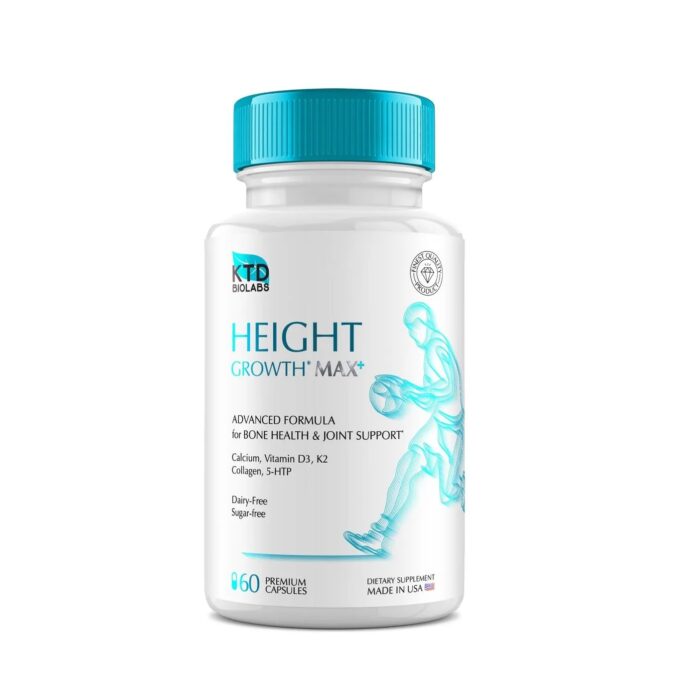 height growth natural supplement bone health posture growth support capsules