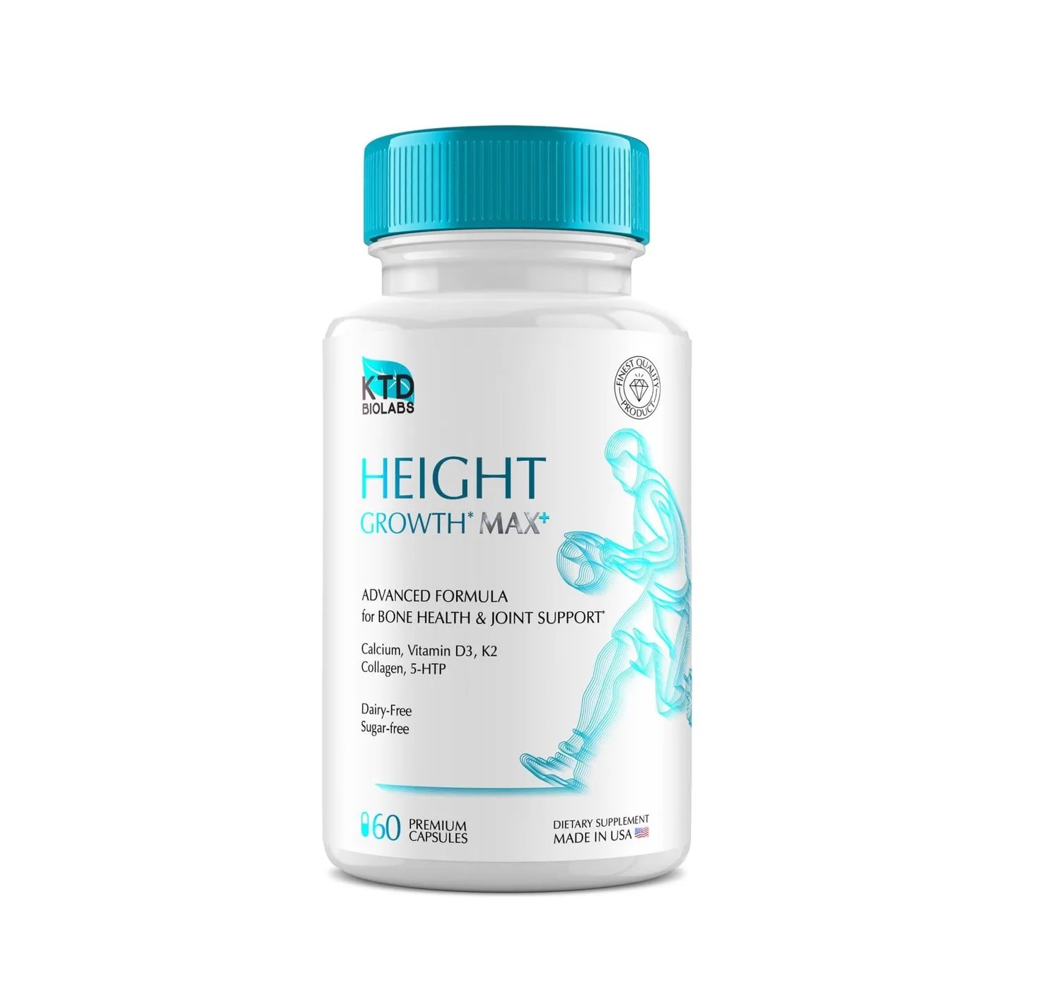 height growth natural supplement bone health posture growth support capsules