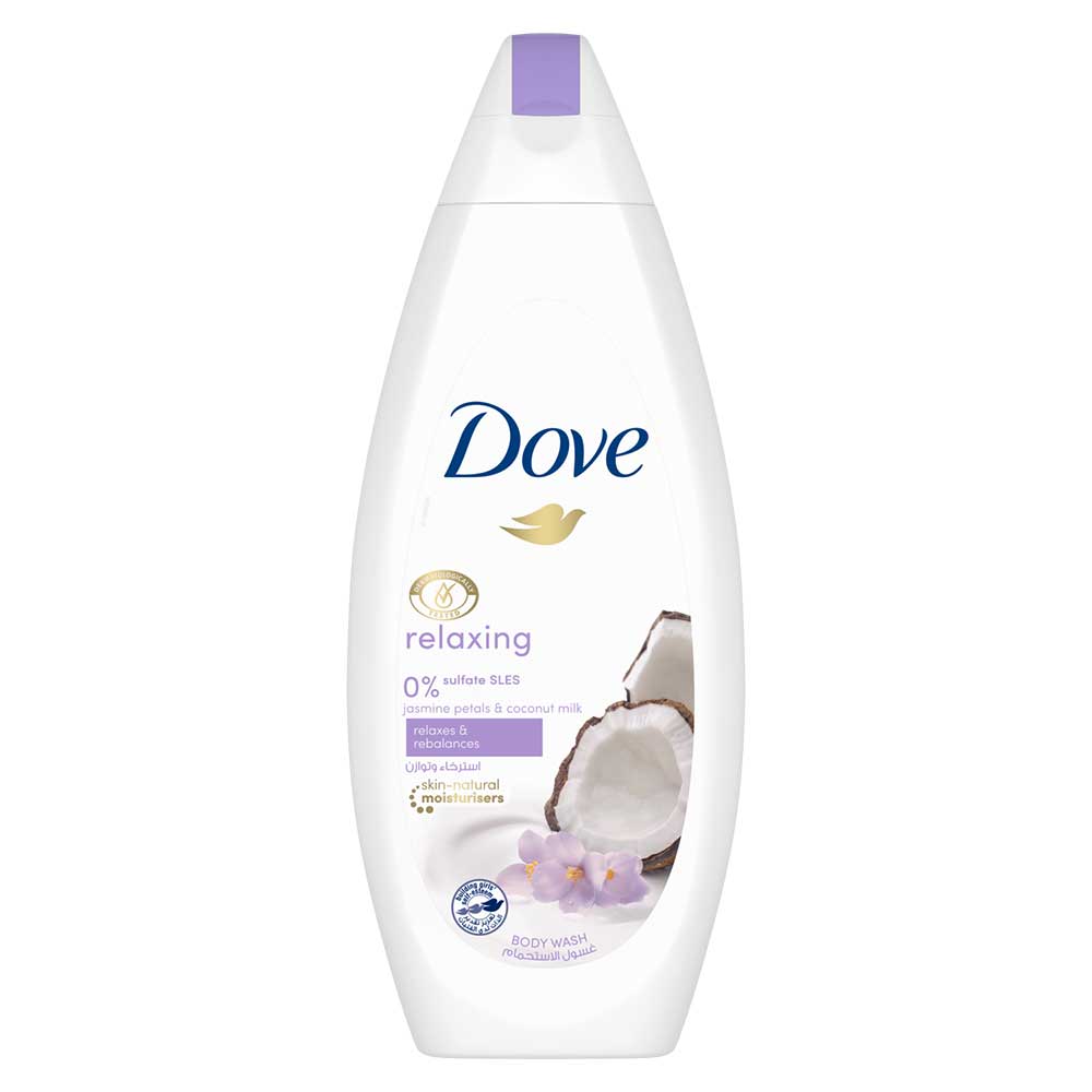 Dove Relaxing Jasmine Petals & Coconut Milk Body Wash – 500ml