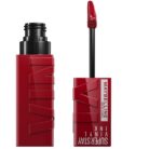 Maybelline Super Stay Vinyl Ink 10 Lippy long lasting vinyl lipstick reddish plum precise appli