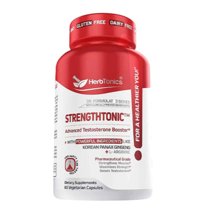testosterone booster energy and stamina supplement horny goat weed capsules Korean panax ginseng vitamin B3 supplement vegan testosterone support muscle recovery aid