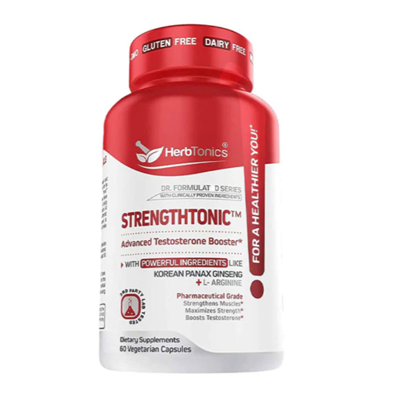 testosterone booster energy and stamina supplement horny goat weed capsules Korean panax ginseng vitamin B3 supplement vegan testosterone support muscle recovery aid