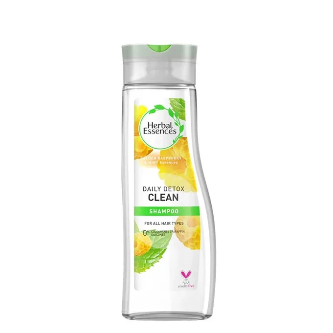 Herbal Essences Daily Detox Clean Golden Raspberry & Mint Shampoo – 400ml