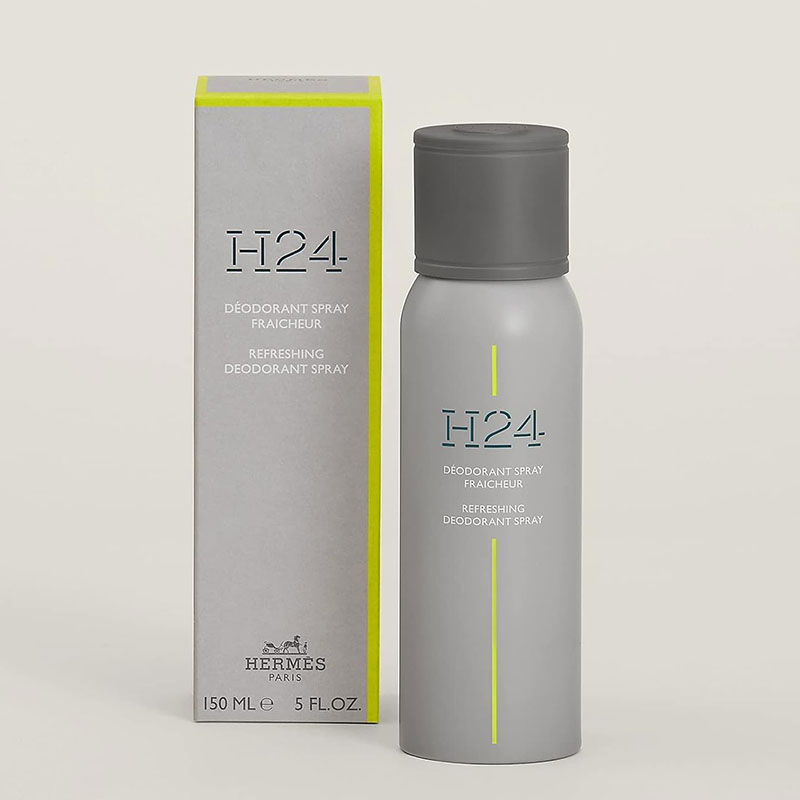 Hermès H24 deodorant botanical deodorant spray natural ingredient deodorant quick-drying deodorant long-lasting freshness men's luxury deodorant aromatic deodorant spray