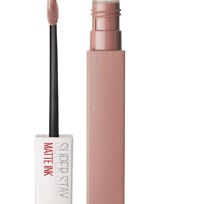 Maybelline Super Stay Matte Ink 05 Loyalist long lasting matte lipstick light pink precise applicator