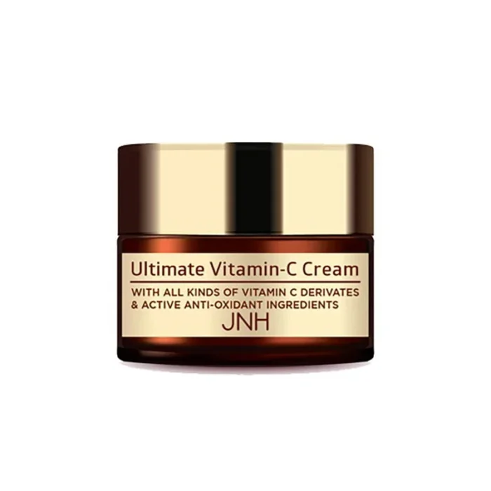 JNH Ultimate Vitamin C Cream brightening skincare dark spots hyperpigmentation antioxidant-rich formula even skin tone radiant complexion Sources