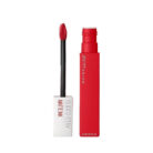 Maybelline Super Stay Matte Ink 220 Ambitious long lasting matte lipstick cranberry red precise applicator
