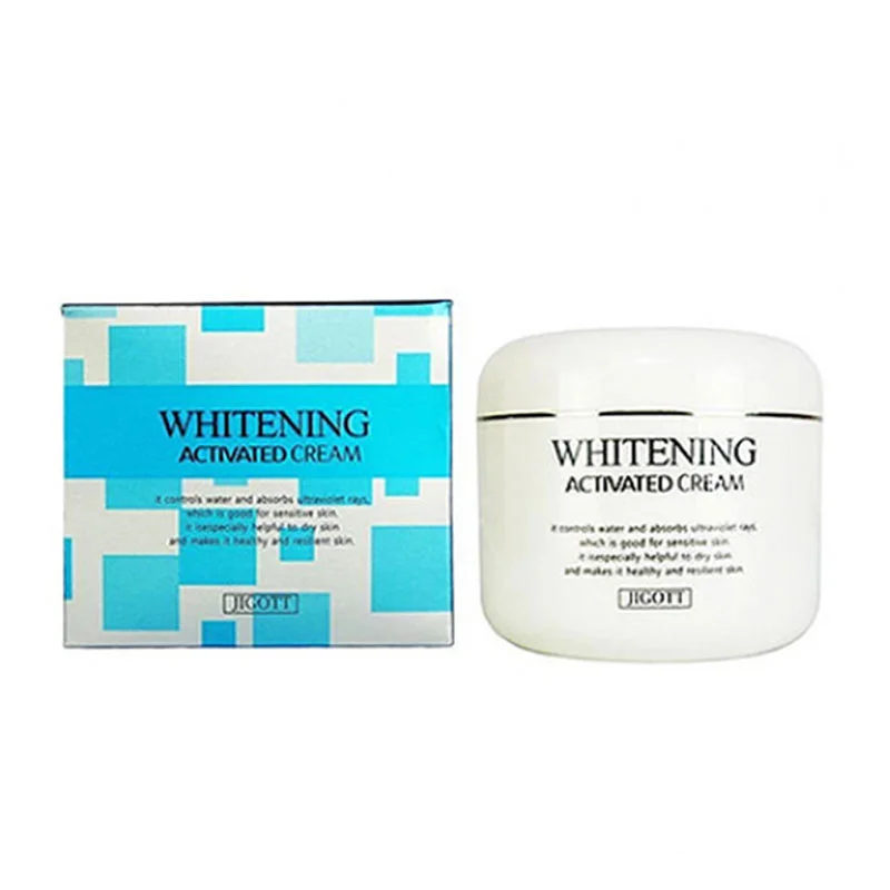 Jigott Whitening Activated Cream 100ml brightening anti-wrinkle niacinamide herbal skincare