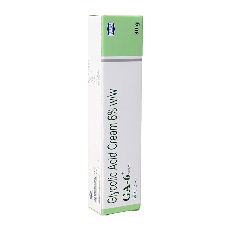 glycolic acid cream exfoliating cream anti aging cream acne treatment hyperpigmentation cream skin brightening cream KLM GA 6 cream