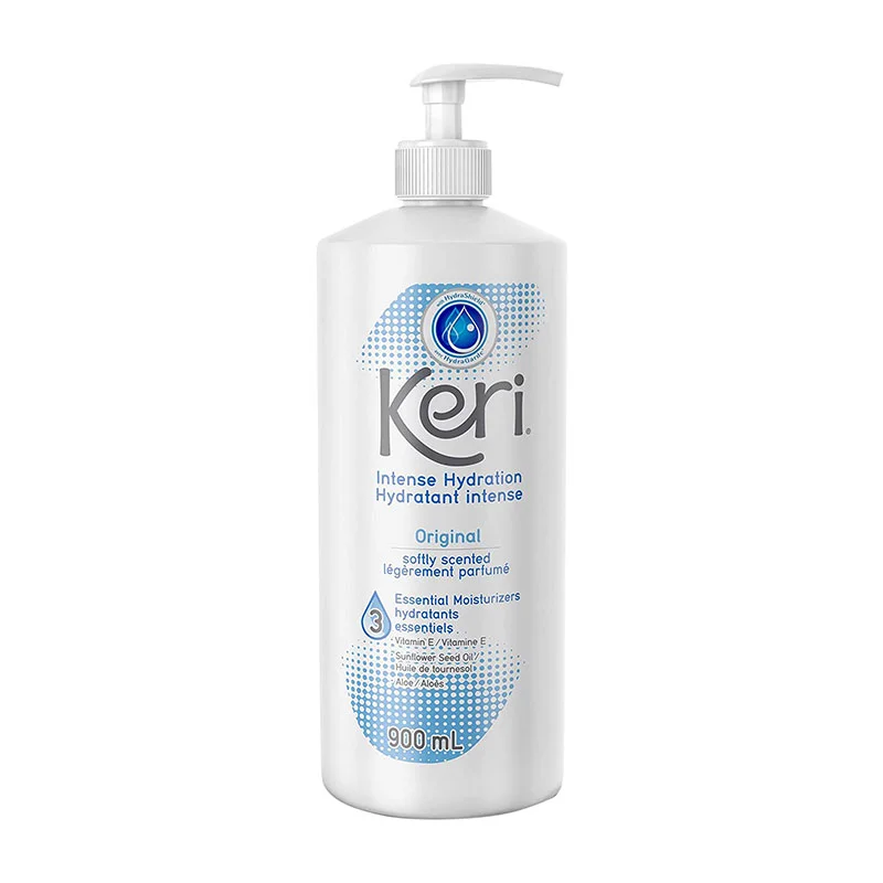Keri Lotion Original Intense Hydration 900ml daily moisturizer for dry skin sunflower oil body lotion vitamin E and aloe vera lotion non-greasy hydrating lotion