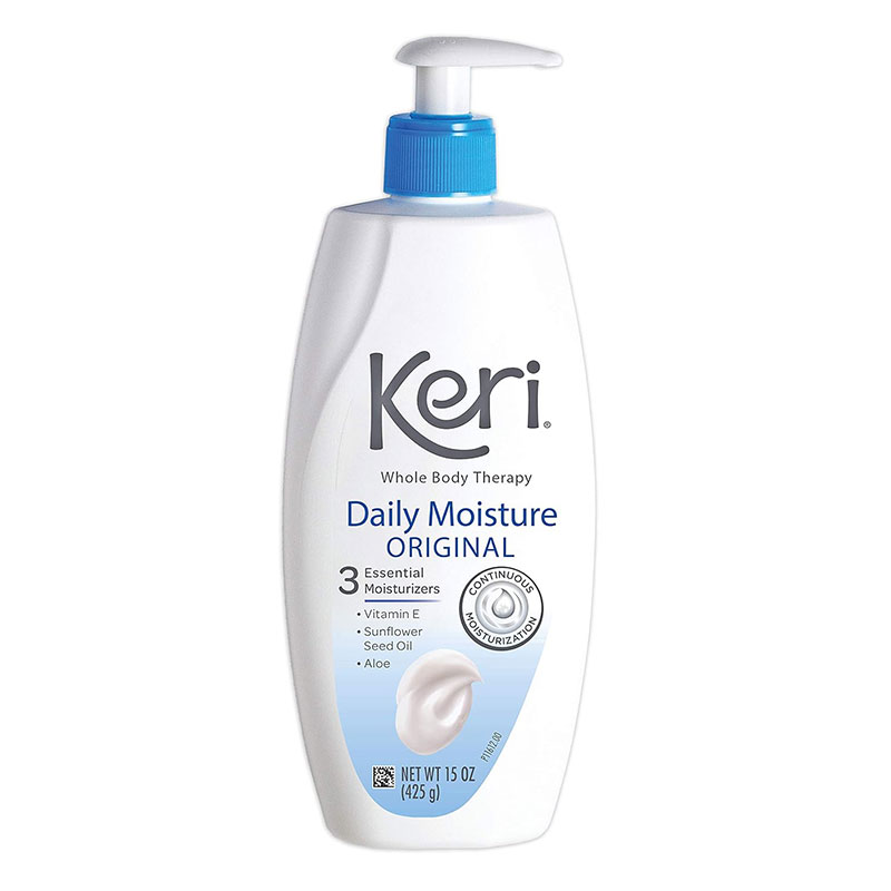 Keri Original Daily Moisture 567g Vitamin E body lotion Sunflower Seed Oil moisturizer Aloe Vera skin hydration non-greasy daily lotion