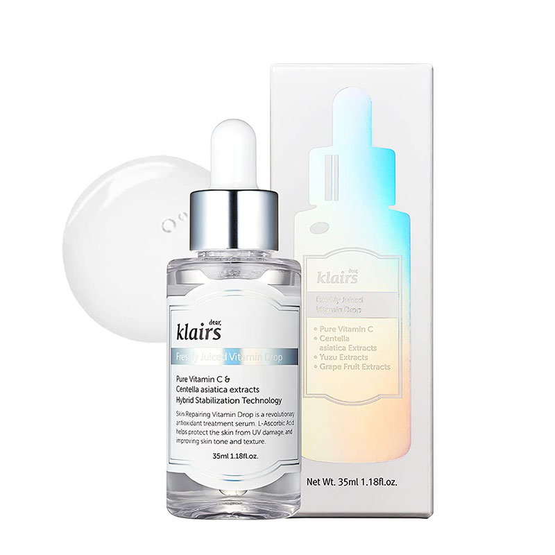 Vitamin C serum brightening serum Klairs Vitamin Drop skincare for sensitive skin dark spot remover gentle Vitamin C
