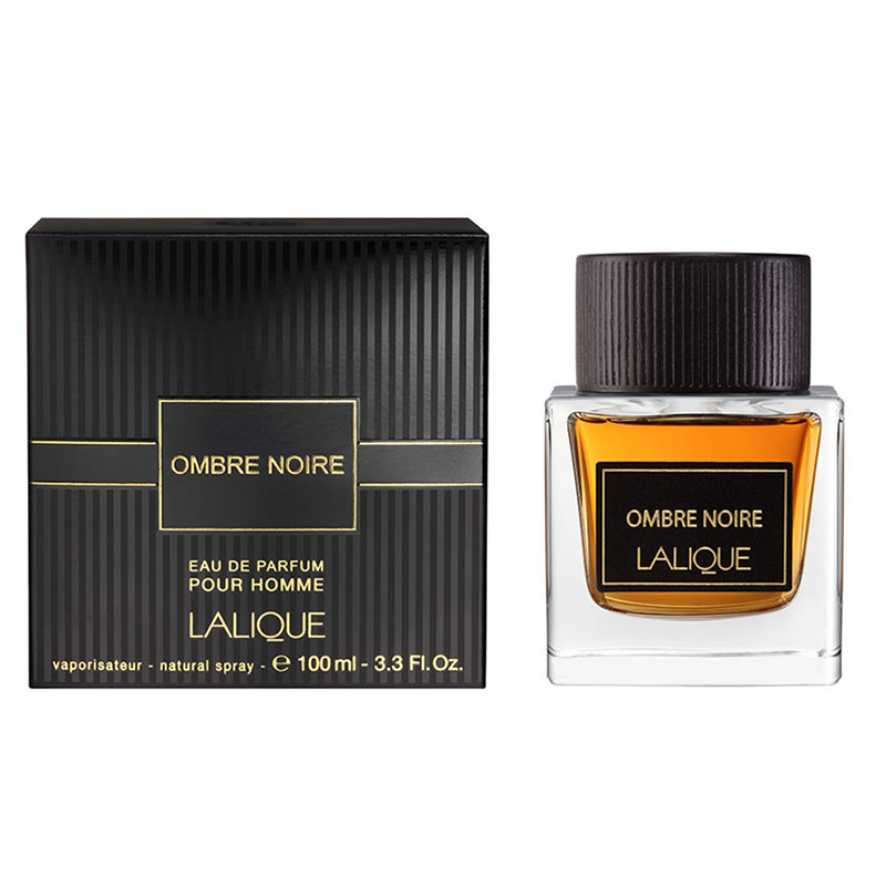Lalique Ombre Noire EDP men's fragrance fig leaf tobacco cinnamon woody scent 100ml