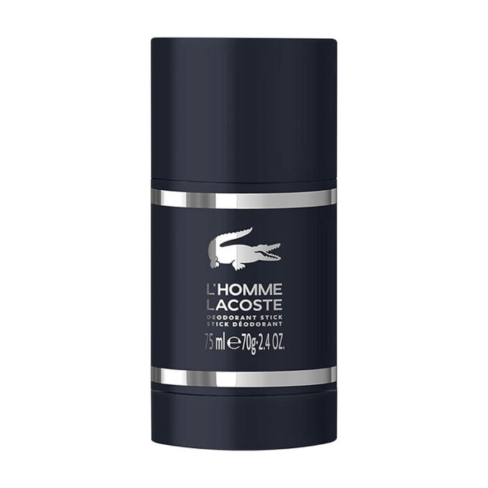 Lacoste L’homme deodorant stick long lasting freshness men’s deodorant 75ml clean scent grooming