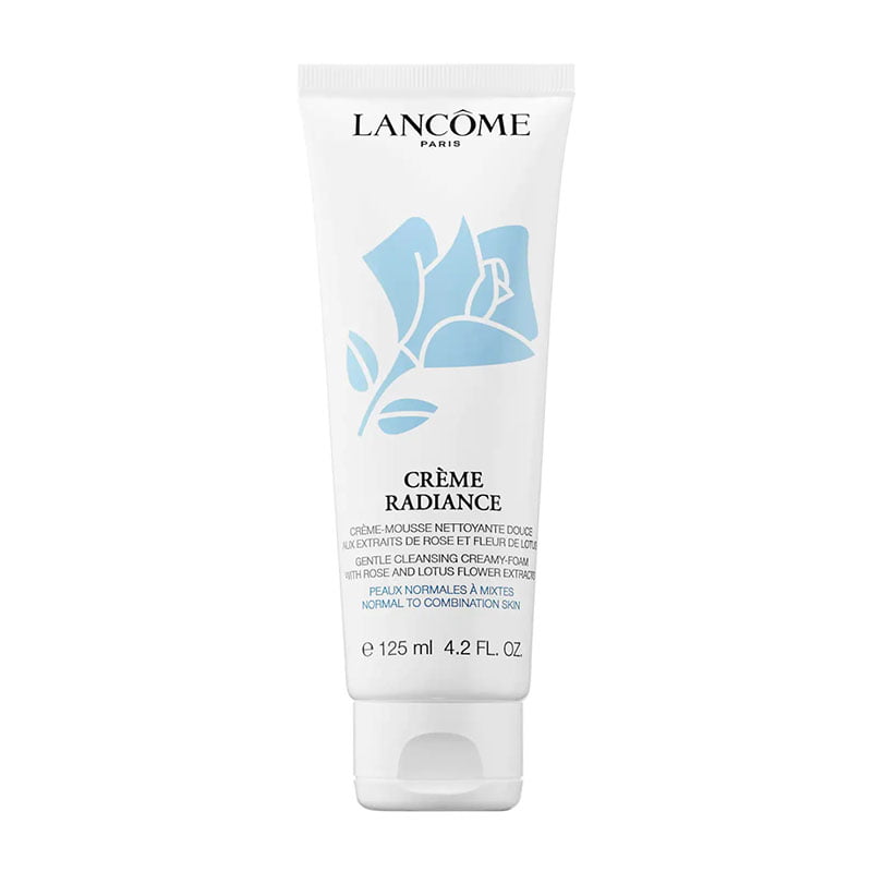 Lancôme Crème Radiance cleanser 125ml White Lotus Rose de France makeup remover creamy-foam cleanser