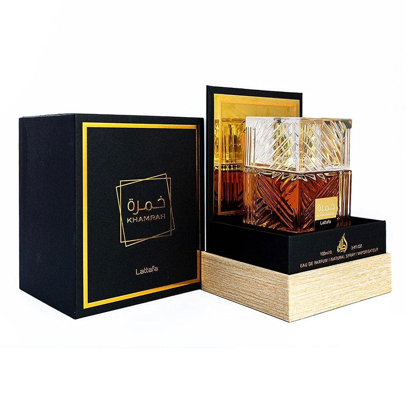 Lattafa Khamrah EDP unisex fragrance warm spicy sweet gourmand woody 100ml