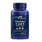 Life Extension Vitamins D and K Sea-Iodine supplement bone health cardiovascular support immune function thyroid health 60 capsules