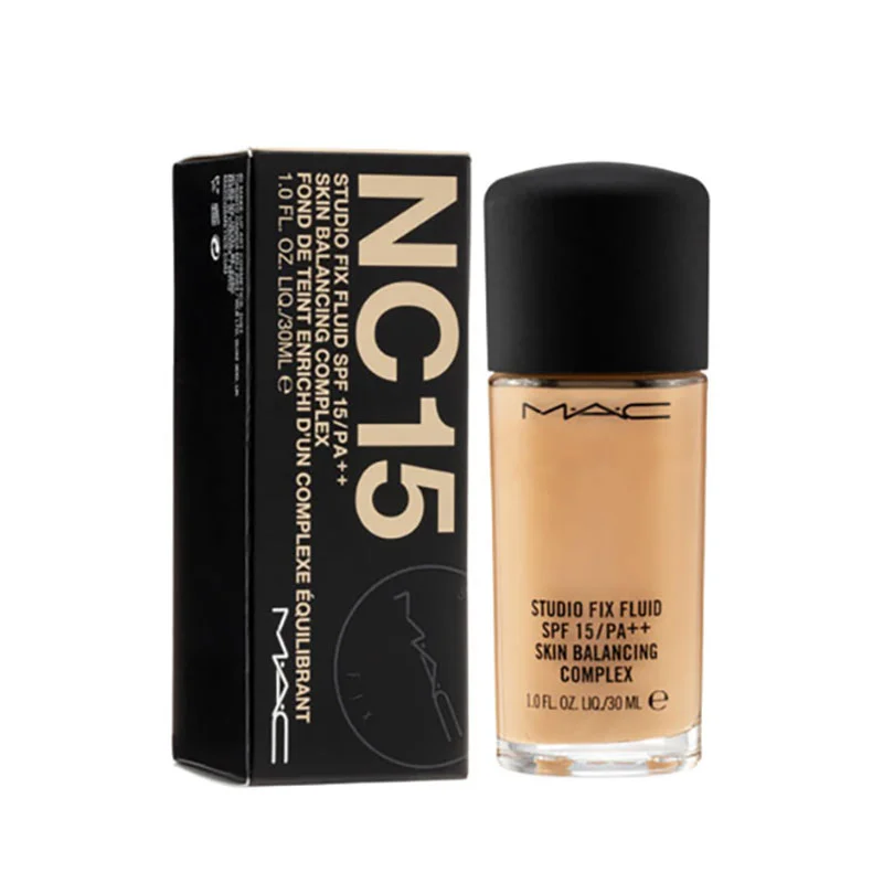 MAC Studio Fix Fluid SPF 15 NC15 foundation