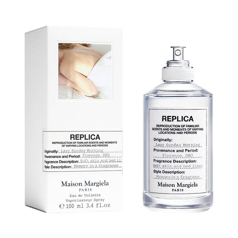 Maison Margiela Replica Lazy Sunday Morning Eau de Toilette clean fragrance fresh scent floral musky perfume