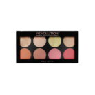 Makeup Revolution Blush Palette Goddess blush highlighter palette vegan cruelty free face palette radiant glow buildable pigments
