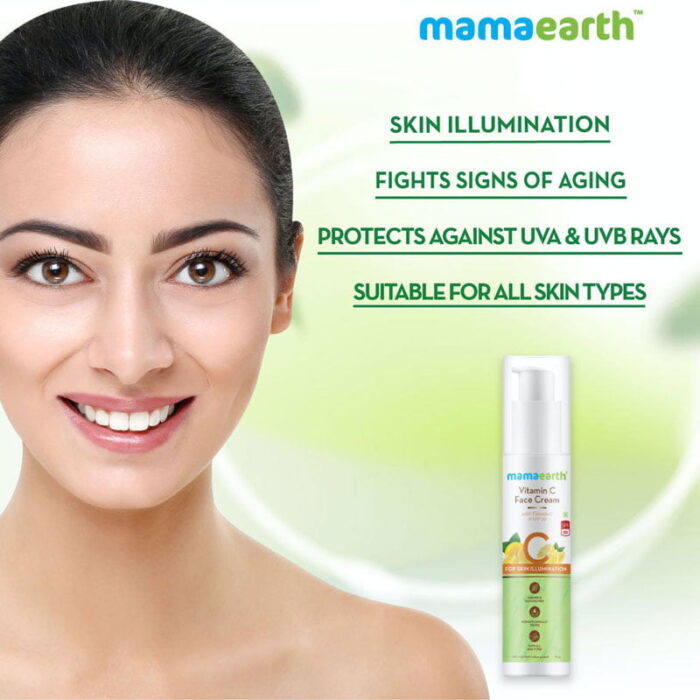 Mamaearth-vitamin-C-face-cream-with-vitamin-C-SPF-20-for-skin-illumination-in-skincare-shop-3