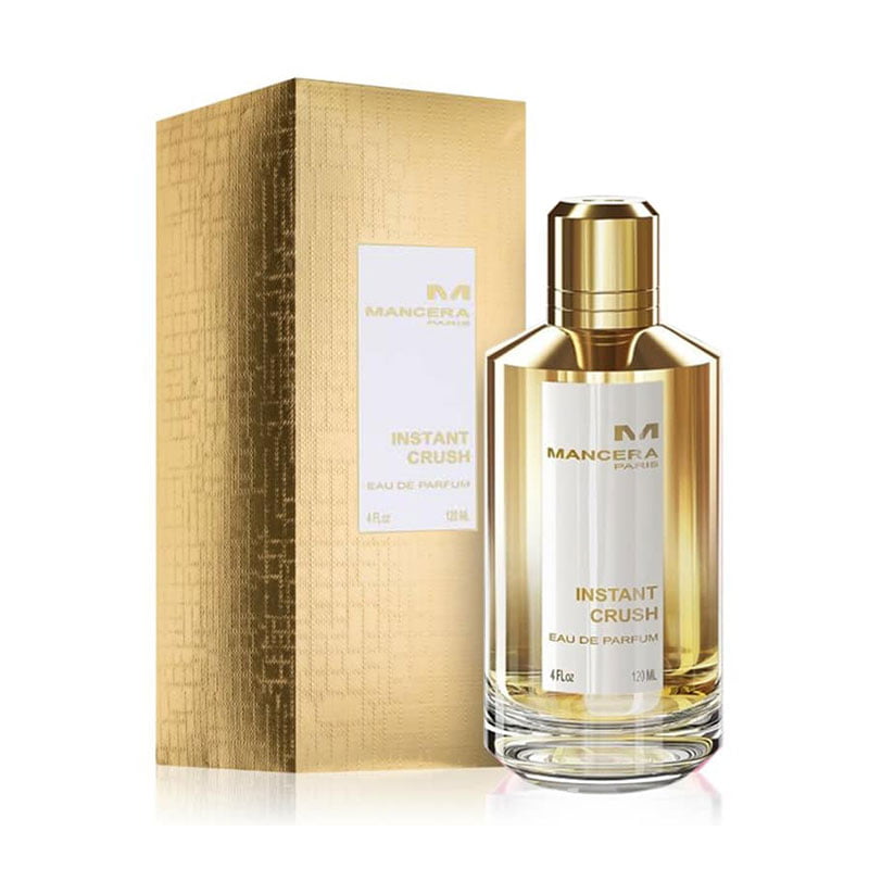Mancera Instant Crush EDP unisex fragrance amber floral saffron ginger rose vanilla long-lasting sillage