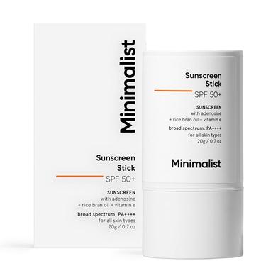 Minimalist SPF 50 Sunscreen Stick broad spectrum sun protection lightweight sunscreen antioxidant rich sunscreen
