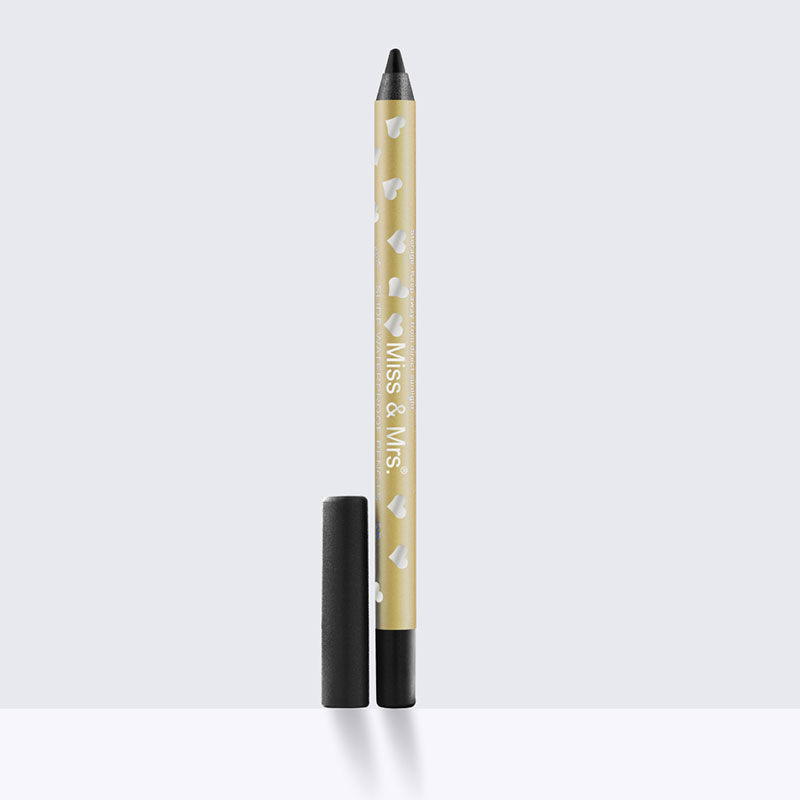 Miss & Mrs Slide Waterproof Pencil 01 kajal eyeliner smudge-proof waterproof long-lasting eye makeup