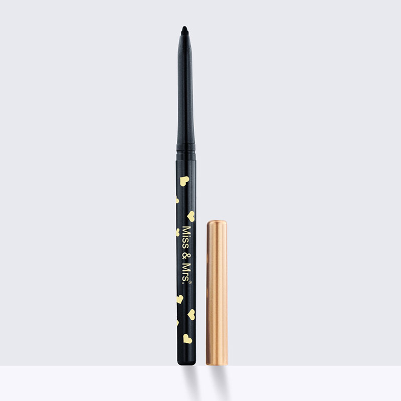 Miss & Mrs Super Longwear Twist Up Pencil 01 kajal eyeliner smudge-proof waterproof long-lasting eye makeup