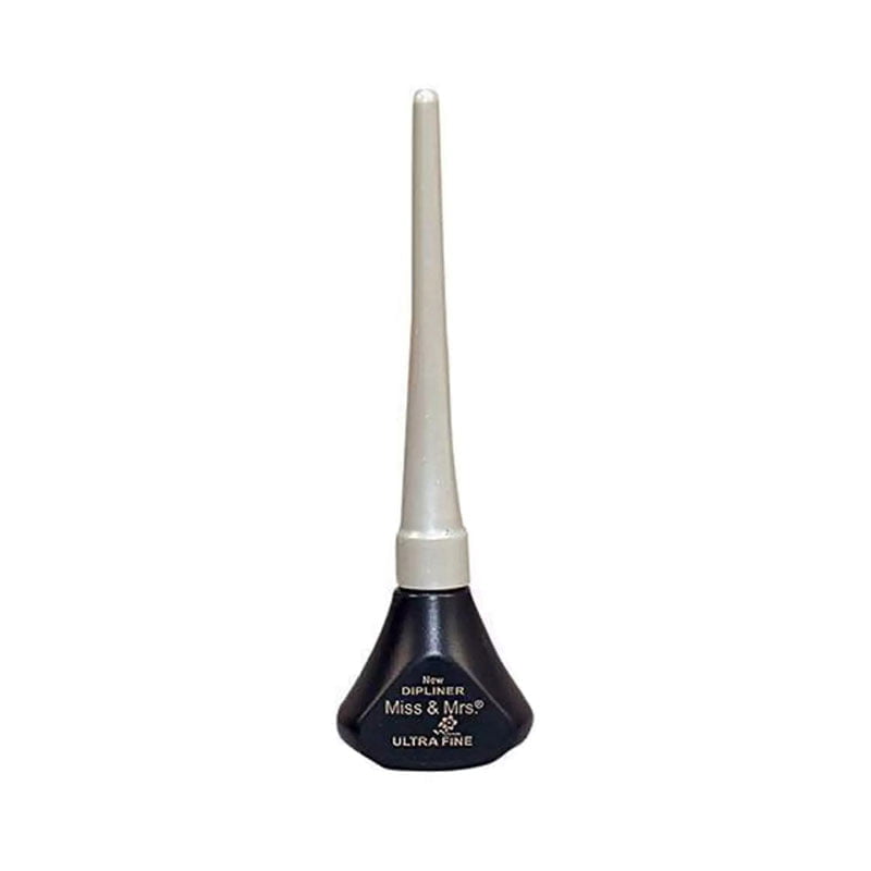 Miss & Mrs Ultra Fine Dipliner Eye Liner waterproof eyeliner smudge-proof matte black precise application long-lasting