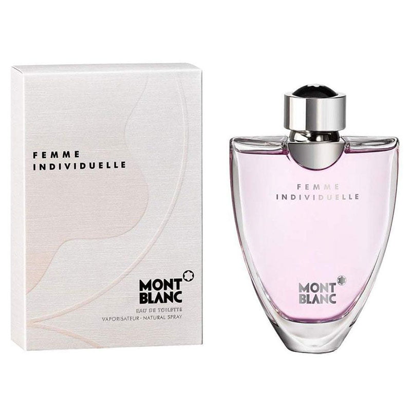 Mont Blanc Femme Individuelle Eau de Toilette 75ml oriental floral fragrance pink pepper rose vanilla women's perfume