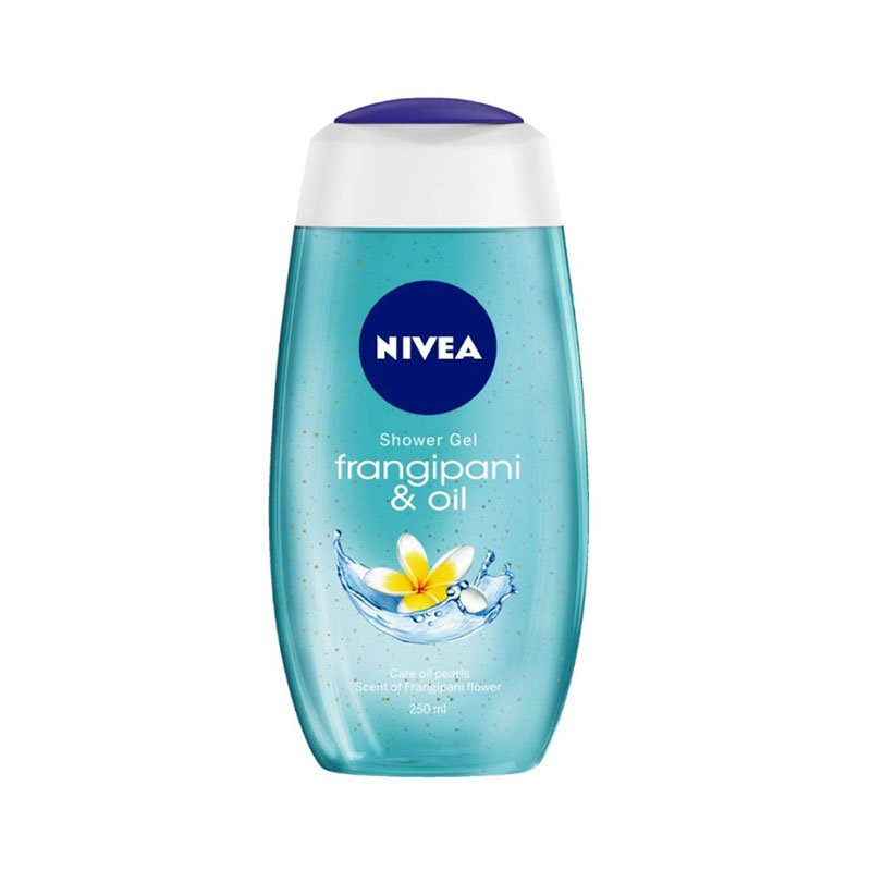 nivea shower gel frangipani oil moisturizing body wash