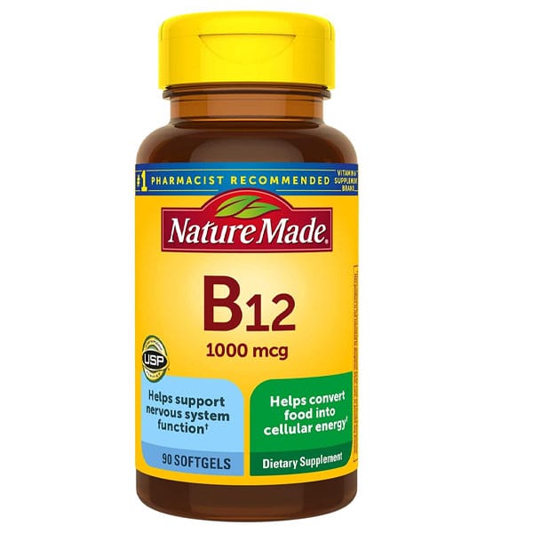 vitamin b12 supplement energy support nervous system health nature made