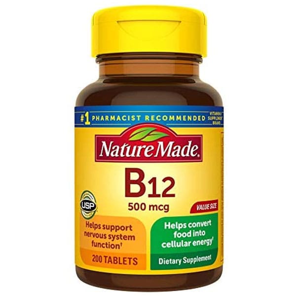 vitamin b12 supplement energy support nervous system health nature made