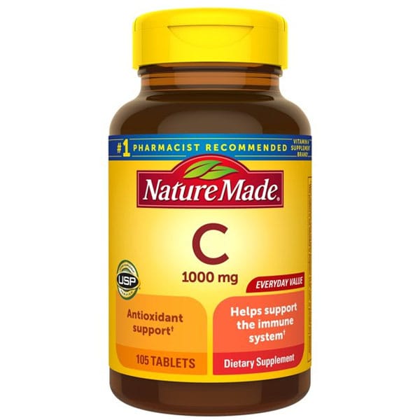vitamin c supplement immune support antioxidant health collagen synthesis nature made