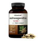 ashwagandha supplement stress relief capsules relaxation support non-GMO ashwagandha black pepper extract