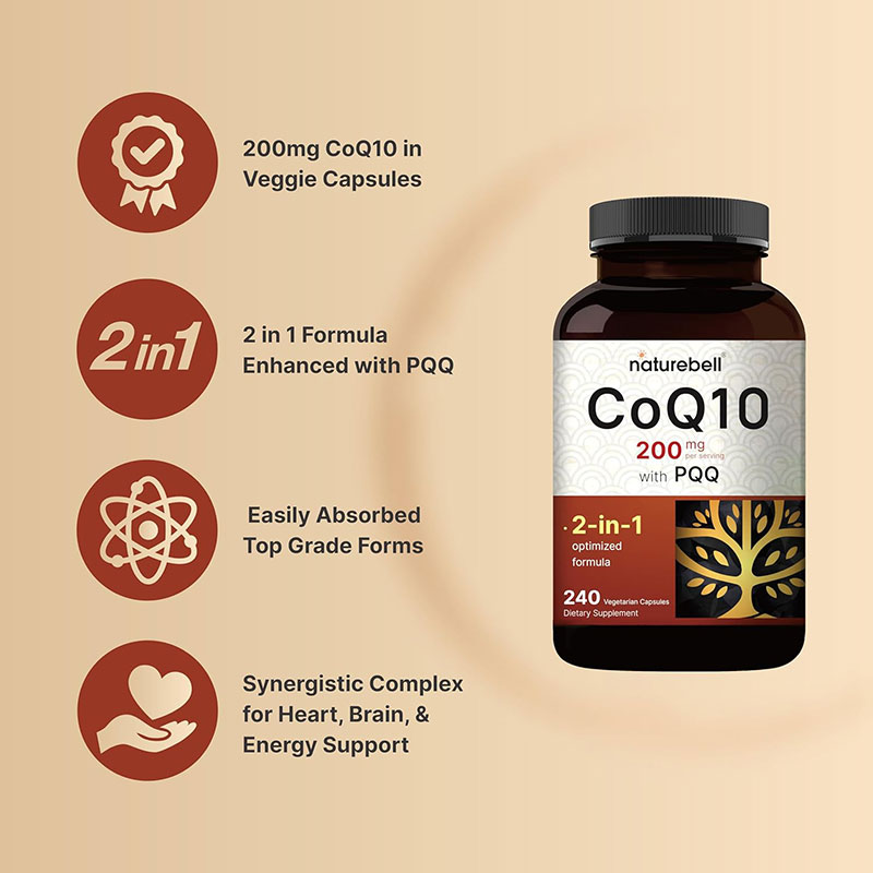 CoQ10 supplement PQQ supplement heart health supplement brain health supplement energy support supplement