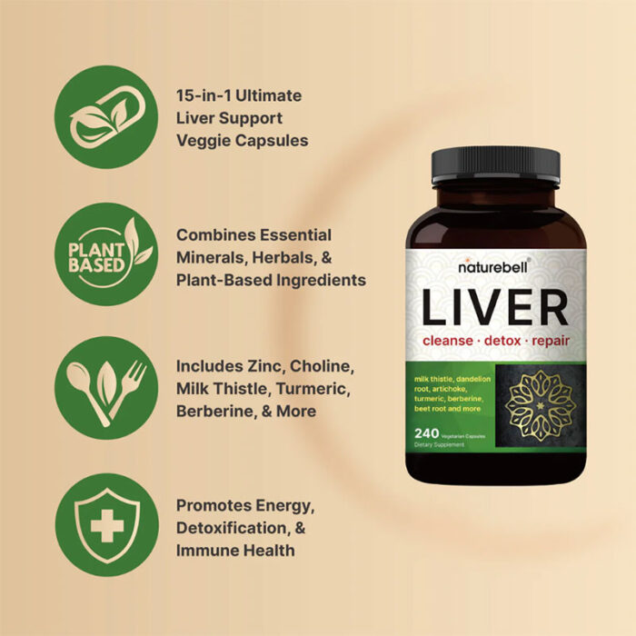 NatureBell-Liver-Cleanse-Detox-Repair-Supplement-240-Veggie-Capsules