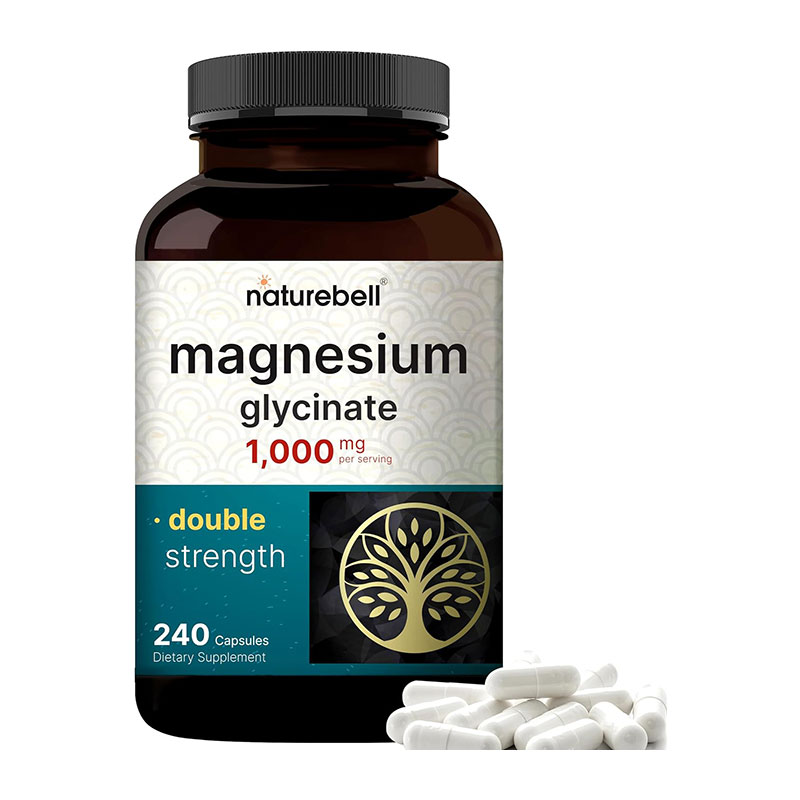 magnesium glycinate supplement muscle support bone health heart health energy production non-GMO magnesium