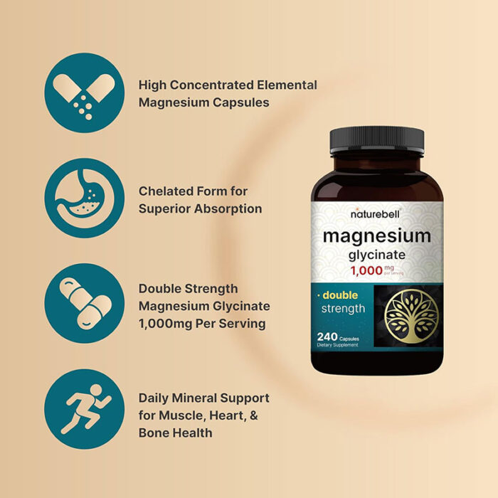 NatureBell-Magnesium-Glycinate-Capsules-1000mg-–-240-Capsules-8